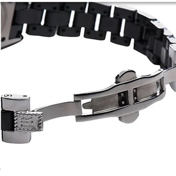 Judith Ripka Ceramic and Stainless Steel Diamonique Bracelet Watch - Picture 2 of 5